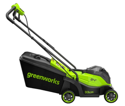 Газонокосилка аккумуляторная Greenworks GD24LM331, 24V, 33 см, (2520607)