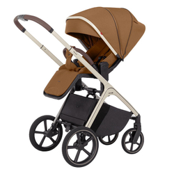 Коляска Carrello Vector CRL-6550 и автокресло Cybex Aton S2 Lava Grey 3 в 1 Coral Beige