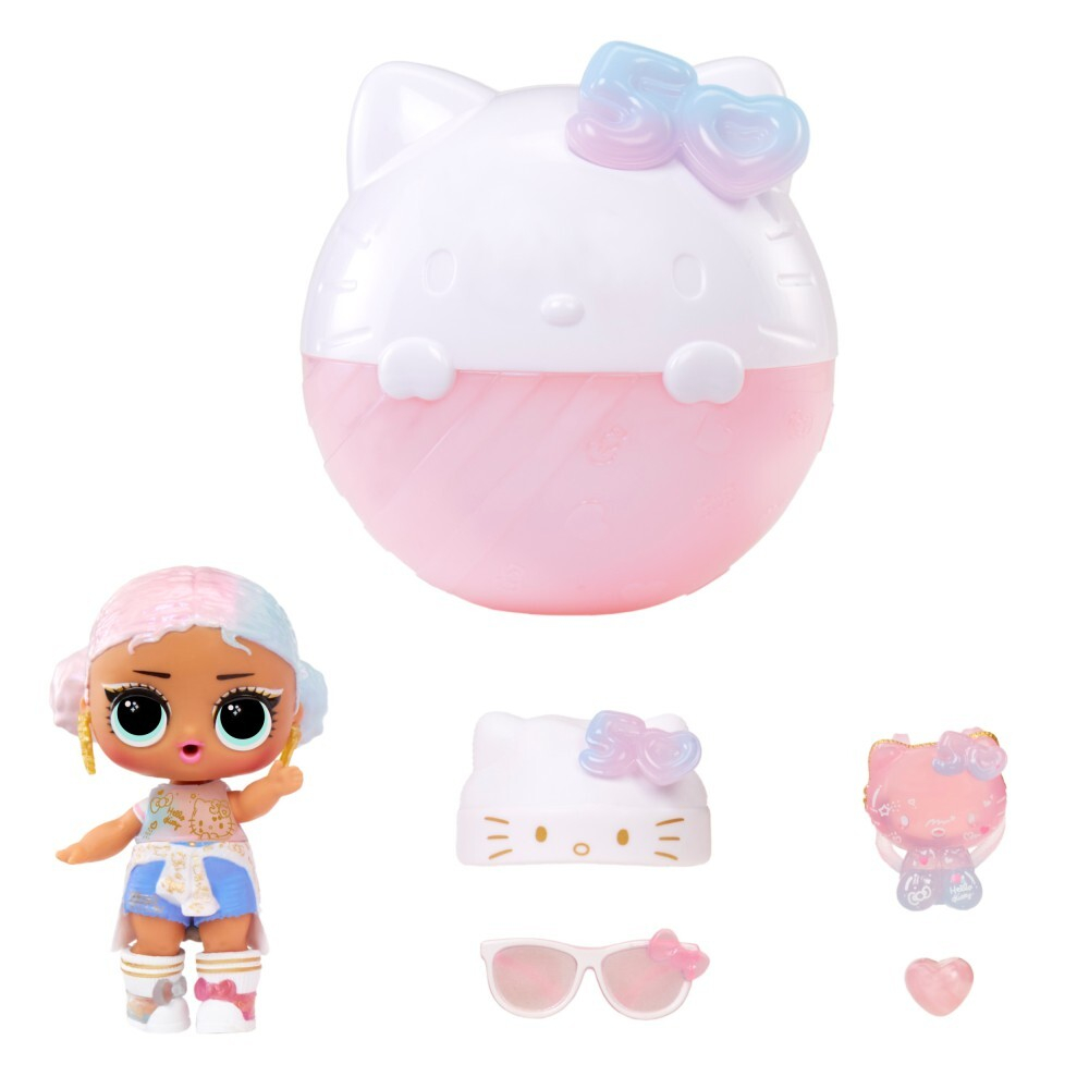 LOL SURPRISE - Кукла LOL Crystal Cutie в шарике Loves Hello Kitty 503835 / артикул   594604 503835  / GTIN 035051503835