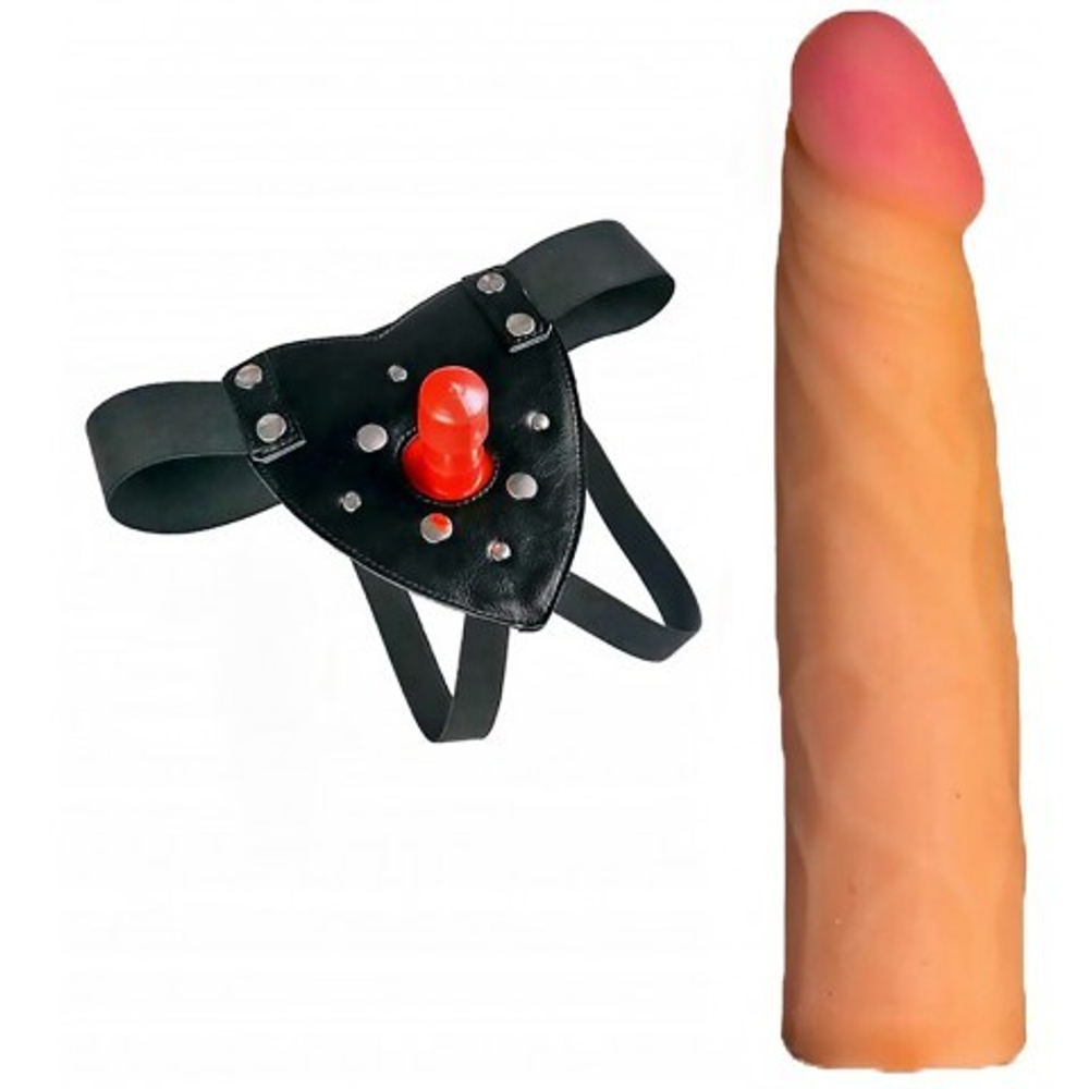 Комплект HARNESS № 68 (трусики с насадкой из киберкожи)