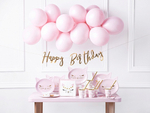 Гирлянда "Happy Birthday" (розовое золото) 62 см