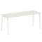 Metal System Стол письменный на А-образном м/к БА.СП-5 Дуб Наварра/Металл Белый 1800*720*750