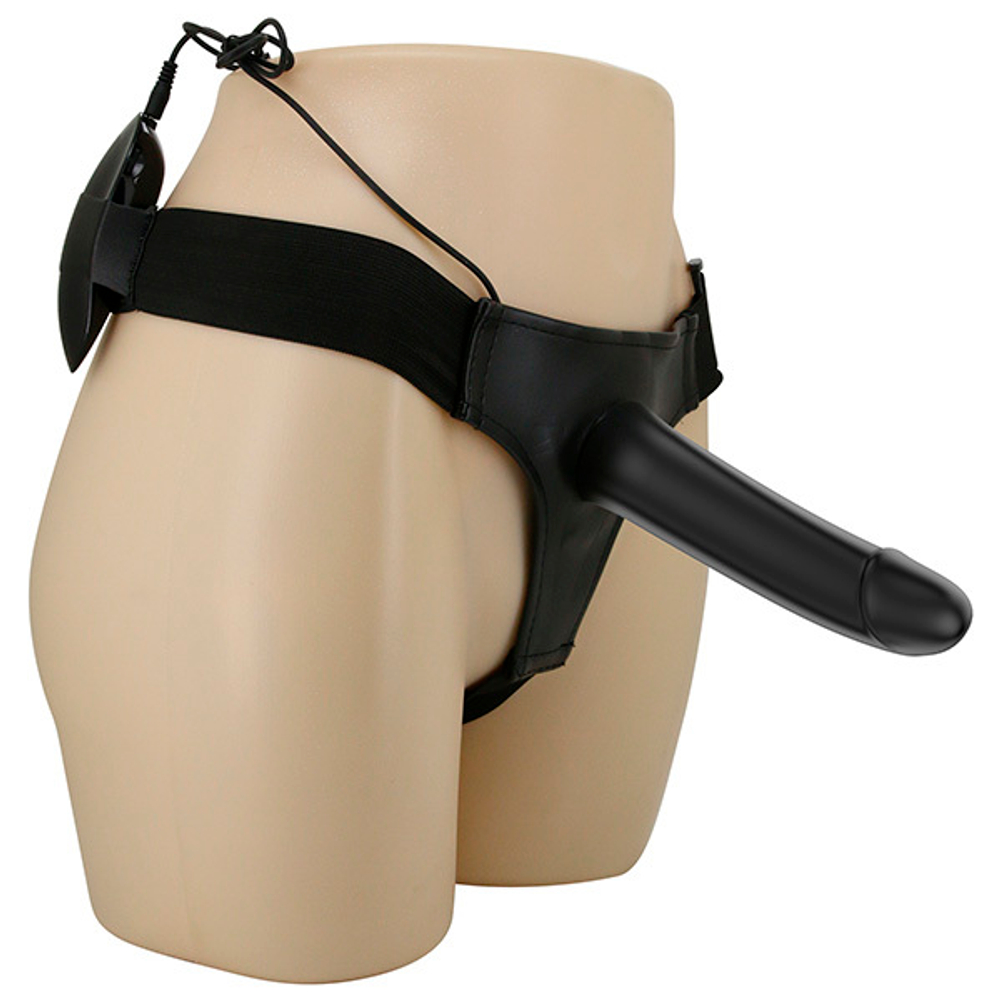 Мужской вибрострапон 17,3см на трусиках Pretty Love Harness Vito Strap-On BW-022055