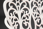 Скамья Secret De Maison Symphonie  алюминиевый сплав, 95х56х92см, butter white