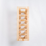 Подставка для винных бутылок из древесины кедра. BM2