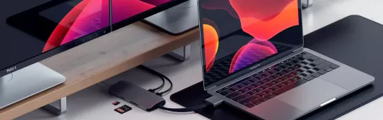 USB-хаб Satechi Type-C Dual Multimedia Adapter для Macbook