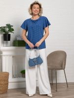 Блуза Сицилия (голубая) Б15247-19М LT Collection