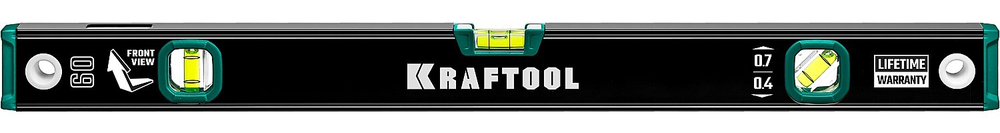 Kraftool 600 мм, уровень с зеркальным глазком
