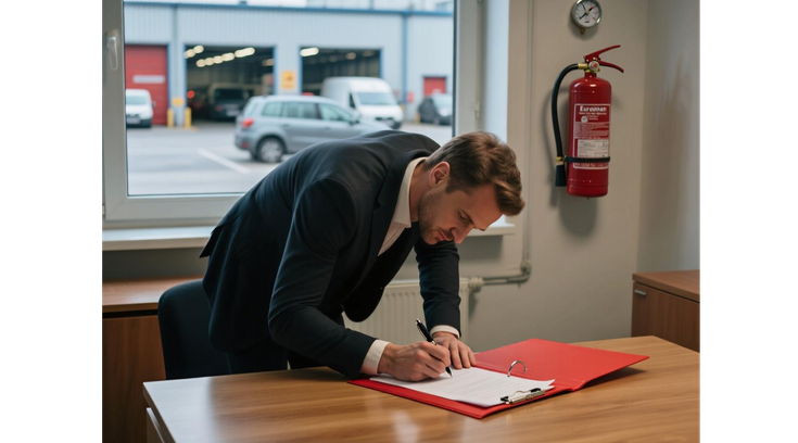 Электронный формат документации ПБ в административных зданиях с автопарком (2026)