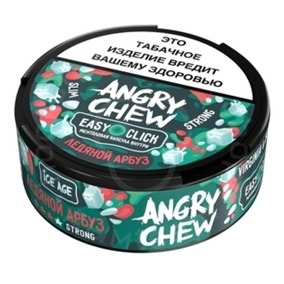 ЖТ ЭНГРИ ЧЬЮ &quot;ANGRY CHEW&quot; с ароматом МЯТНОЙ СВЕЖЕСТИ СЛИМ СТРОНГ АРБУЗ