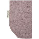 Эко-сумка Pheebs объемом 9 л из переработанного хлопка плотностью 150 г/м² с передним карманом