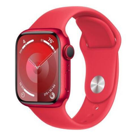 Apple Watch Series 9, 41 мм корпус из алюминия цвета «(PRODUCT)RED™», силиконовый ремешок «(PRODUCT)RED™»