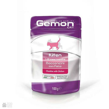 Пауч Gemon Kitten Chunkies with Chicken
