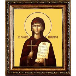 Параскева-Петка Сербская преподобная. Икона на холсте.