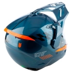 Шлем Klim X1 Alpha глянцевый петроль/оранжевый, размер XL (RR)