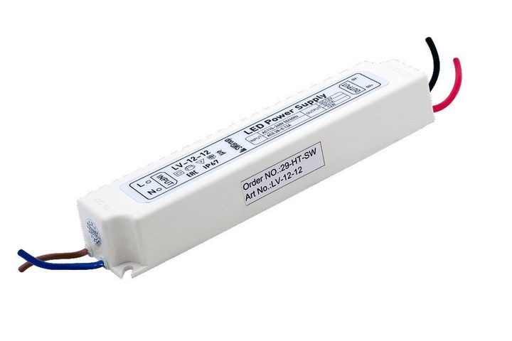 Блок питания SWG 12V 12W IP67 1A LV-12-12 000096