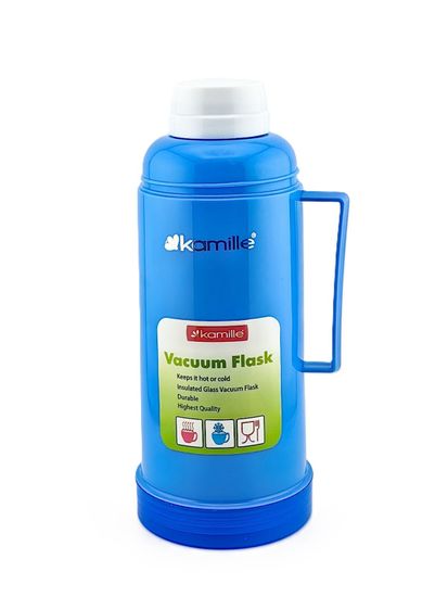 Термос 600 мл. со стеклянной колбой Kamille KM 2071 пластиковый корпус