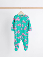 Комбинезон / Cлип для малышей Next B76-747, 3 шт., Розовый, Зеленый