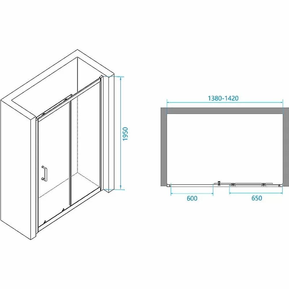 Душевая система RGW Shower Panels SP-6143-01 50140801-01 хром