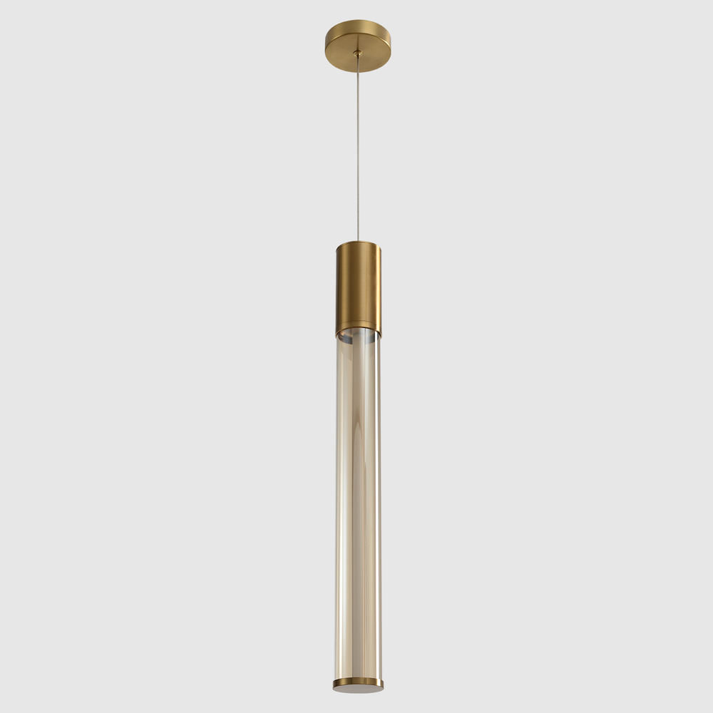 Светильник подвесной Crystal Lux LINEUP SP11W LED BRASS