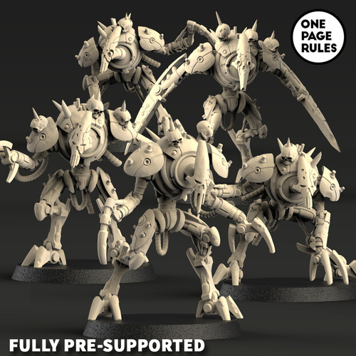 Xenos Armies Necrons Necron Flayed One 1 шт. миниатюра для dnd, днд, pathfinder, фентези, Настольная игра, НРИ, Варгейм, РПГ