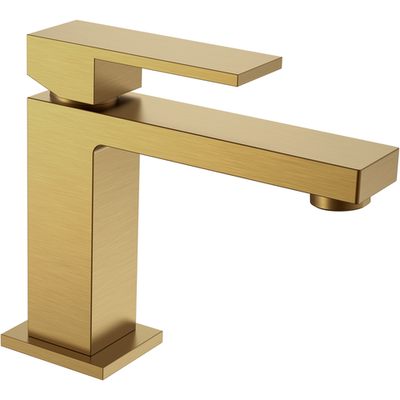 Смеситель для раковины Boheme Qubic 471-BR bronze