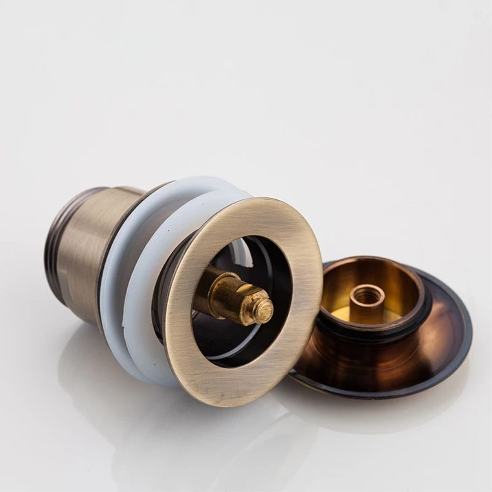 Донный клапан  для раковины, 1" 1/4, бронза, Frap, F60-4