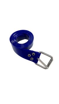 Ремень с марсельской пряжкой синий