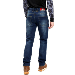 Мотоджинсы Starks SPIDER , муж., Regular fit, стрейч, Тёмный Синий, Enzim wash (40)