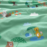 Комплект постельного белья IKEA BRUMMIG (БРУММИНГ), Детский, Разноцветный, 150x200, 50x80 см