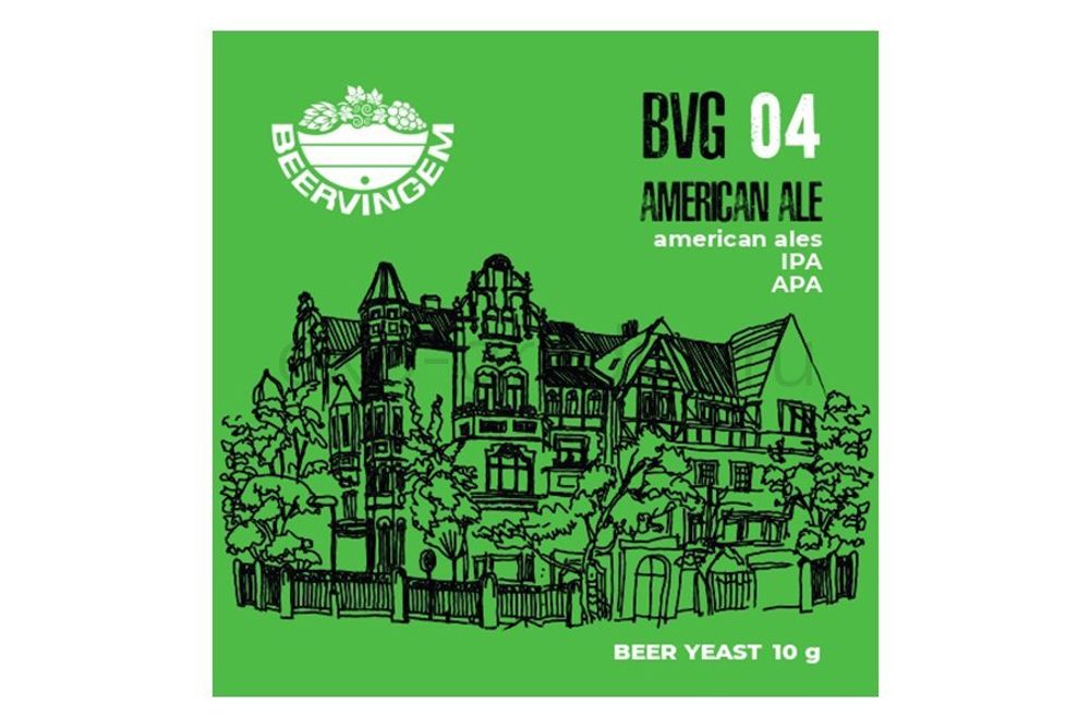 ДРОЖЖИ BEERVINGEM AMERICAN ALE BVG-04, 10 Г