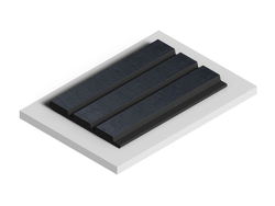 Стеновая панель HiWood декорированная, 270x12 см