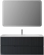 Тумба с раковиной Cezares DUET-N 120 DUET-N-1200-2C-SO-GR-P графит