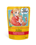 Влажный корм суфле для стерилизованных кошек ZILLII (Зилли) Cat Sterilized 0,085кг телятина суфле для стерилизованных кошек. 24 штуки