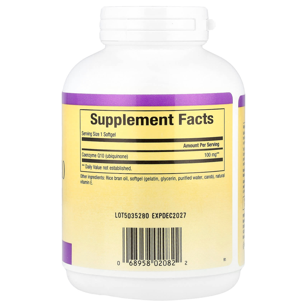 Natural Factors, Кофермент Q10, 100 мг, 240 мягких желатиновых капсул