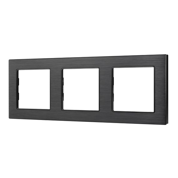 Рамка алюминиевая FRM-PRESTO-ALS-3-BK Arlight 043857