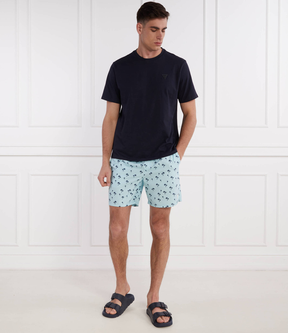 Шорты для плавания Guess Underwear - бирюзовый(F4GT10 WG2D2)