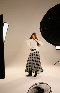 Юбка в горох