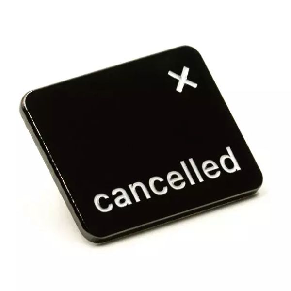 Значок Cancelled - фото 2
