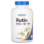Nutricost, Рутин, 500 мг, 180 капсул