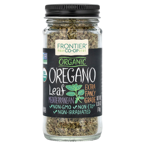 Frontier Co-op, Органические сушеные листья орегано, 0,36 унции (10 г)