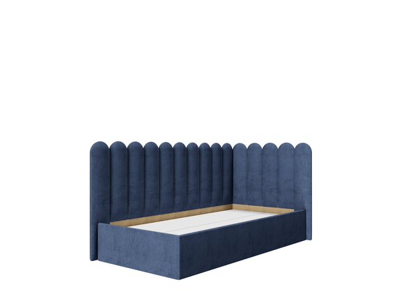 Савоярди ПМ-407 исп.2 Кровать (правая) Formula 784 (Индиго)