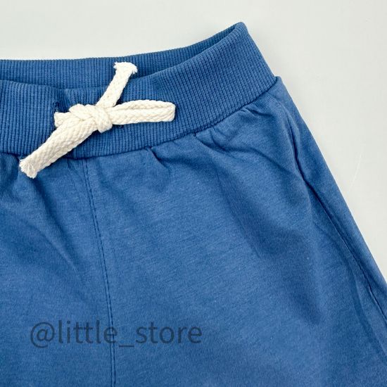 Шорты хлопковые "Summer moments" синяя волна