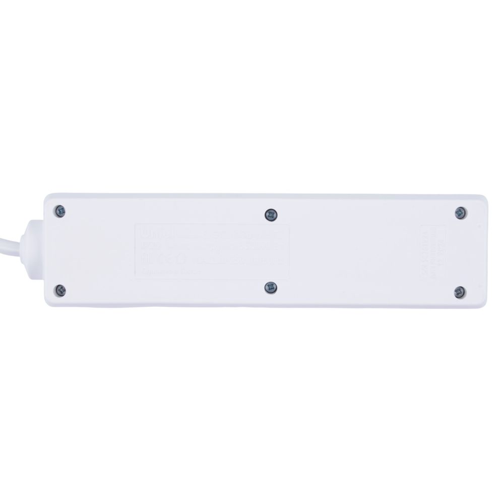 S-GCU3-3B WHITE Удлинитель серии Ultra. шнур 3м.. 3 гнезда. 16A. с-з. Белый. TM Uniel