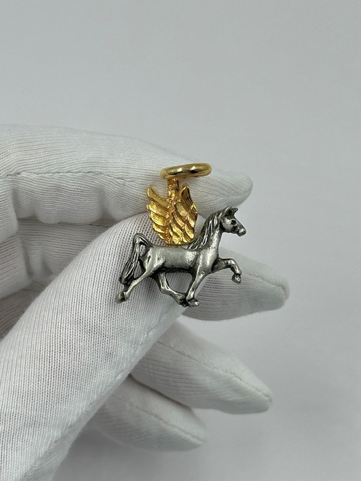Брошь пин Лошадь-Ангел