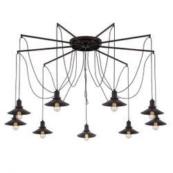 Citilux Эдисон CL451292 Люстра паук Венге