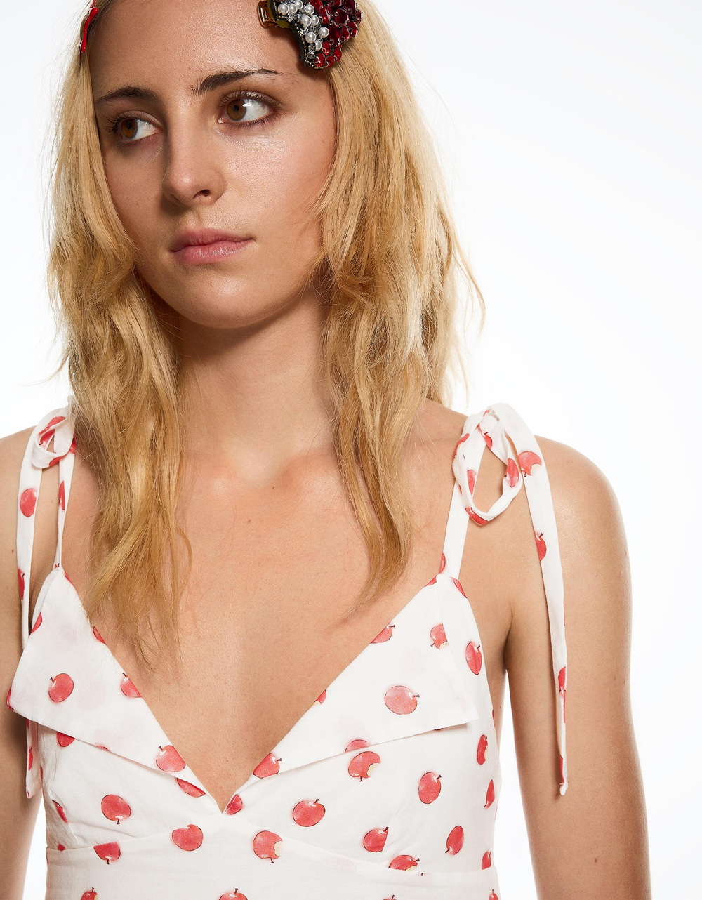 Мини-платье на бретелях ARIES X BERSHKA- BERSHKA