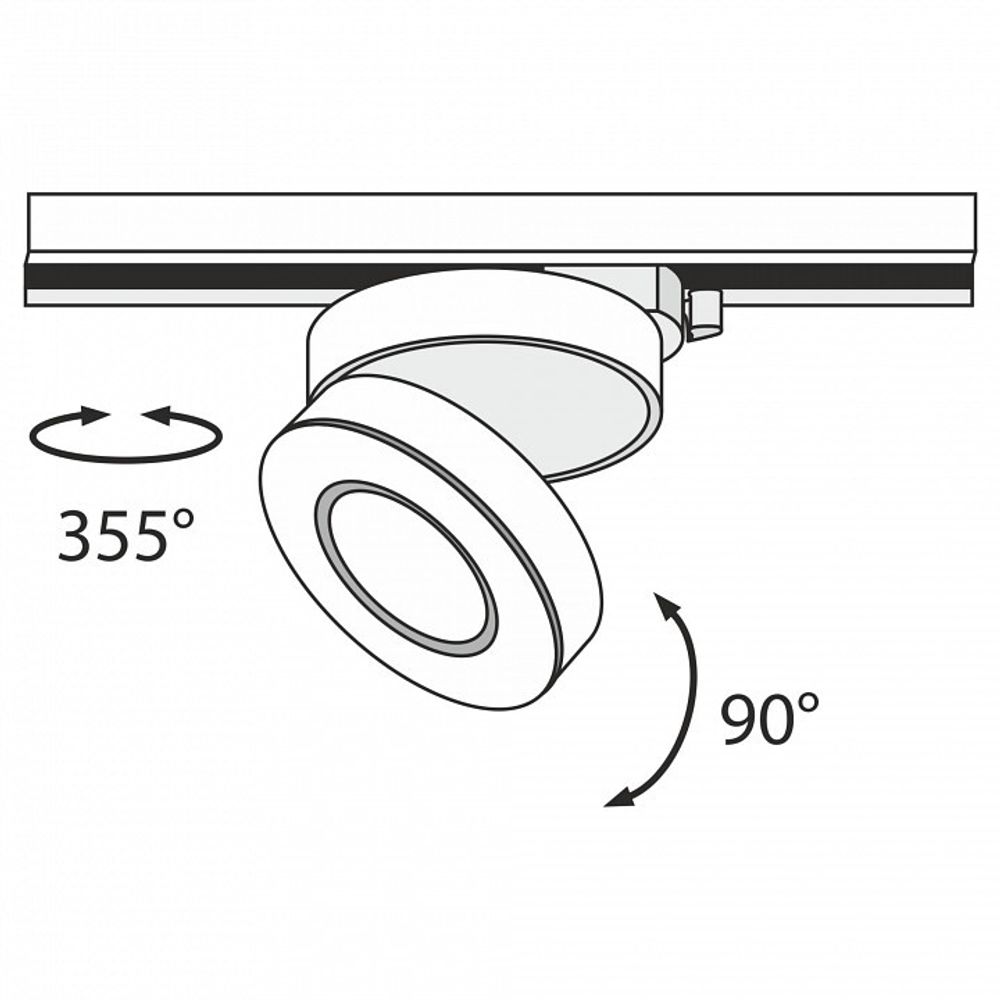 Накладной светильник Maytoni Track TR006-1-12W3K-W