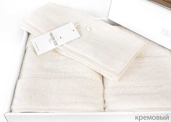 Набор полотенец   EXELLENCE - ЭКСЭЛЕНС 3пр 30х50 50х100 и 70х140 Maison Dor (Турция)