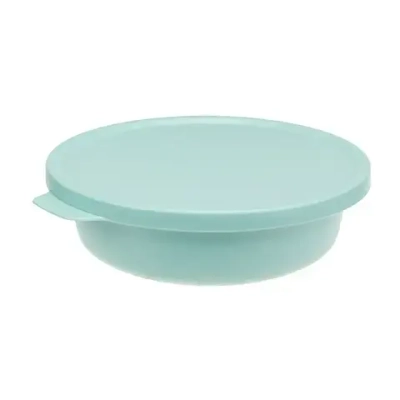 Миска ТЭСТИ 0,5л с крышкой Морская волна